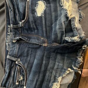 American Eagle Distressed Denim Shorts